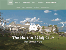 Tablet Screenshot of hartfordgolfclub.org